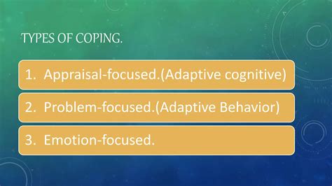 Emotion Focussed Coping