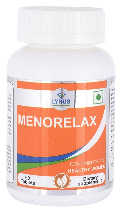 Lyrus Menorelax Dietary Supplement - 60 Tablets : Amazon.in: Health ...