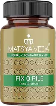 MATSYA VEDA Fixopile | For Piles, Hemorrhoid Support, Bavasir, Fissure ...