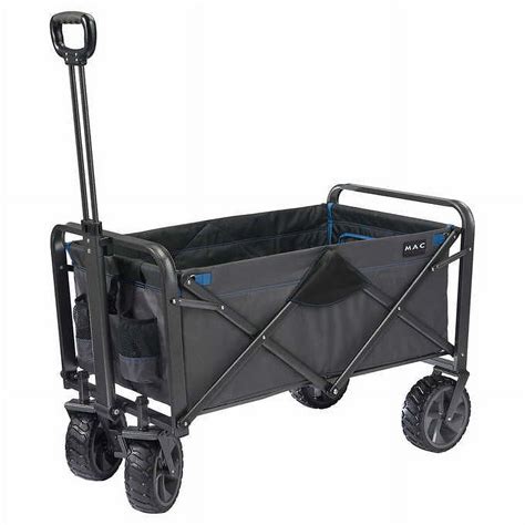 Mac Sports XL Wagon with Brakes, Foldable, All-Terrain Wheels, 350 lb ...