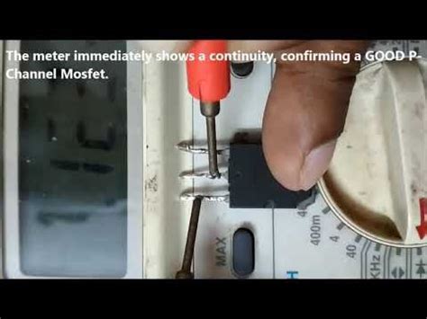 Image result for Testing MOSFET with Multimeter