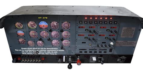 Ifs India Conventional C172 Style Flight Simulator Panel - Desktop ...
