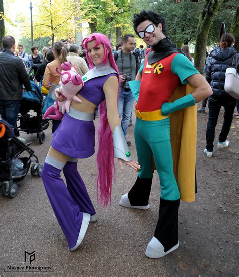 Robin and Starfire Cosplay by Maspez on DeviantArt