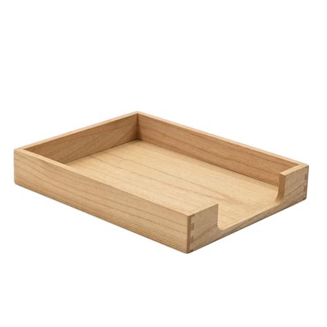 Kirigen Wooden Letter Tray Single-Deck (TP-NA) - Wood Tones Collection ...