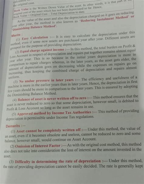 Advantages and disadvantages of written down value method of ...