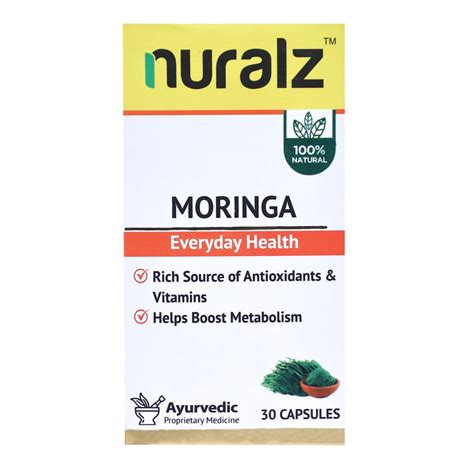 Nuralz Moringa Capsules (30 Capsules) – Uniherbs India