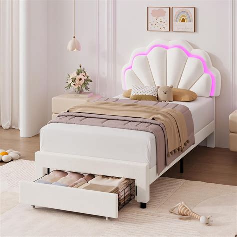 HIFIT 2 Set Twin Bed Frame with Storage and LED India | Ubuy