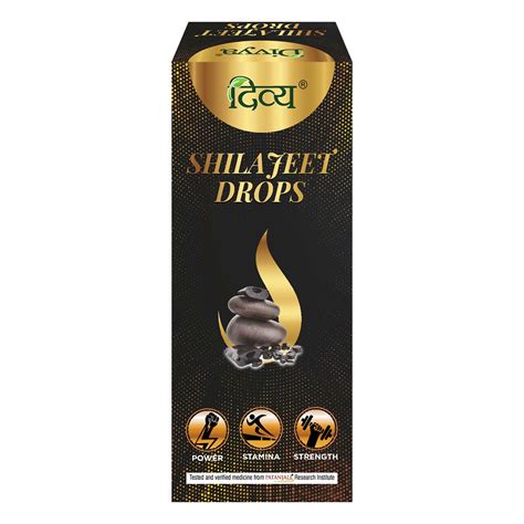 PATANJALI Divya Shilajeet Drops Original and Pure Shilajit