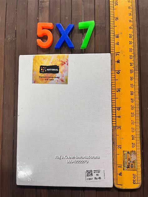 Canvas board 5x7 inch – KnowHowArtCraft