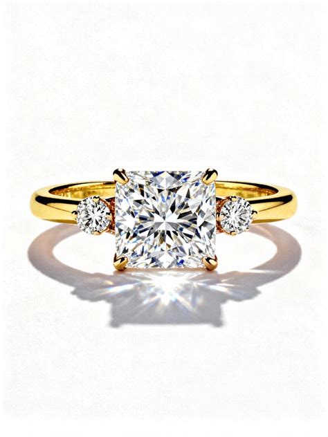 Nafisa Princess Cut Lab Diamond Soitaire Ring – Jewelslane