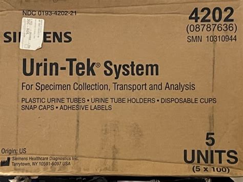 Siemens Urin-Tek Urine Collection System (500 count) India | Ubuy