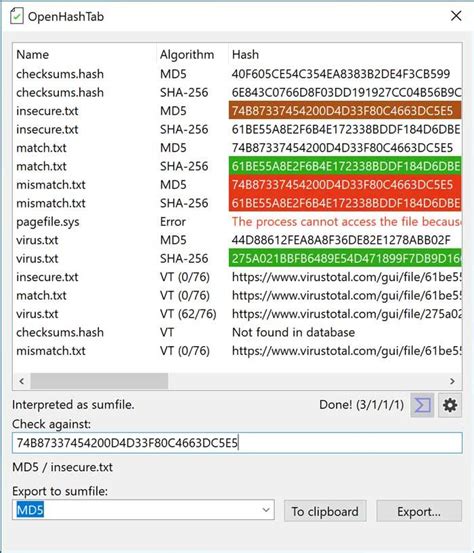 Open Hash File 的图像结果