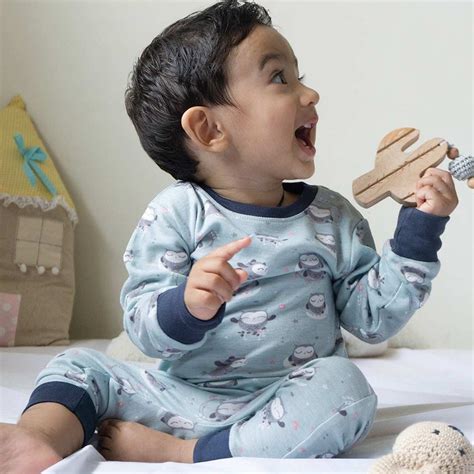 Baby Pajama Tshirt Set - Bamboo Full Sleeves Co-ord Set | Cocoon Care
