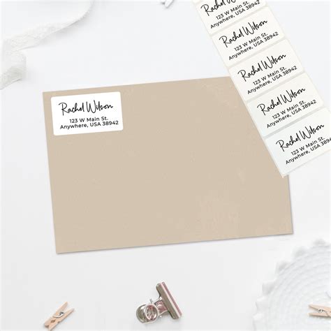 Personalized Address Labels - Custom Address Thermal Stickers - LillyBellePaperie