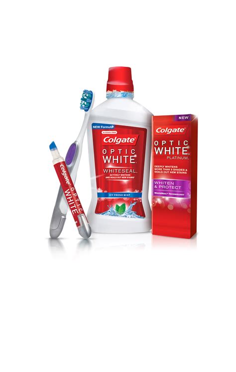 Colgate® Optic White® For A Brighter,Whiter Smile!