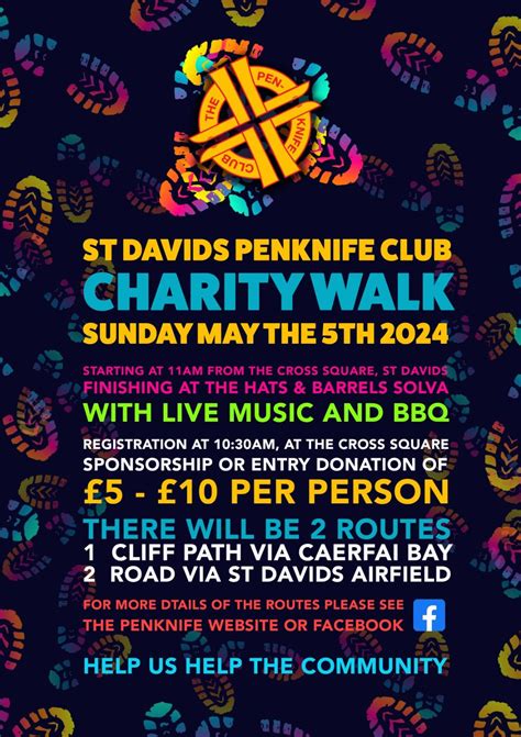 Penknife Club Charity May Day Walk , St Davids Rugby Club ...
