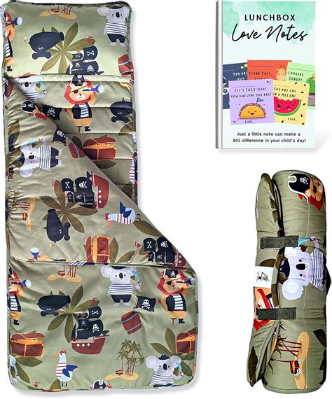 Amazon.com: Toddler Nap Mat with Pillow and Blanket -XL 58" X 20" Nap ...