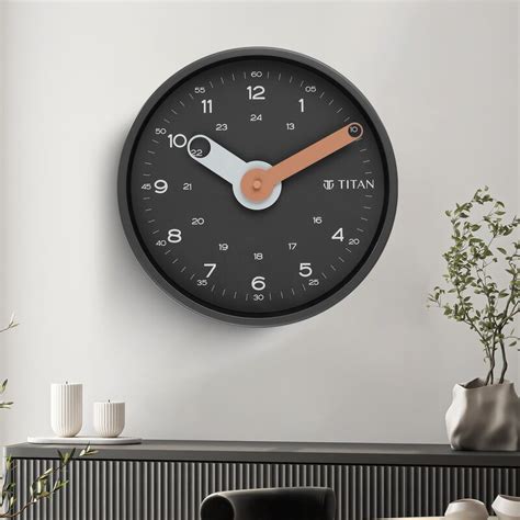 Buy Online Titan Modern Metallo Wall Clock - 25 cm x 25 cm - w0088ma01 ...