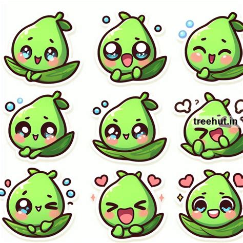 Printable Peas Stickers and 7 Plant Based Food Craft Activities for ...