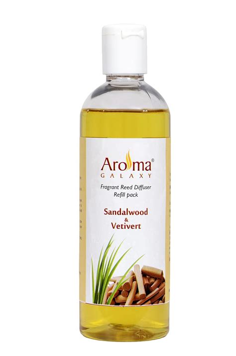 Aroma Galaxy Natural and Undiluted Sandal & Vetiver Aroma Reed Diffuser ...