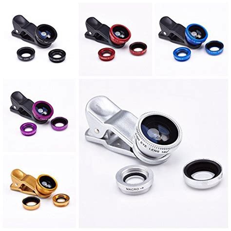 Choomantar shop Universal 3 in 1 Cell Phone Camera Lens Kit - Fish Eye ...