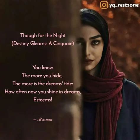 Though for the Night (Des... | Quotes & Writings by Martian Mirth ...