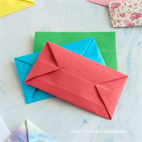 Easy Origami Envelope Step By Step How To Make Origami Envelope No