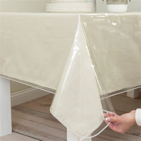 Amazon.com: Benson Mills Heavy Duty Clear Plastic Tablecloth Protector ...