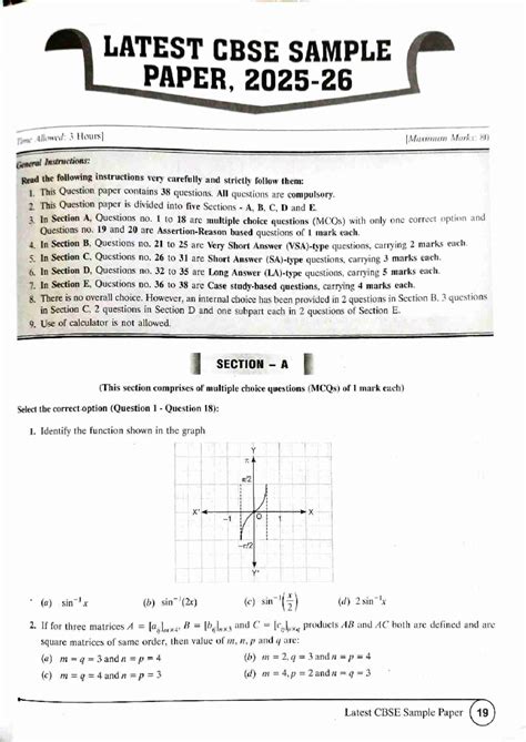 CBSE Sample Paper SQP-1: Comprehensive Guide for Exam Preparation - Studocu