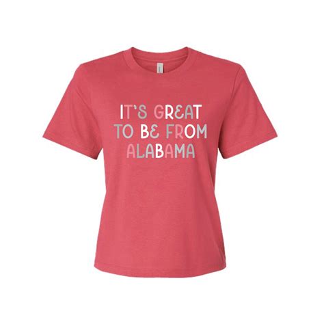 The From Alabama Multi | Vintage Red Tee – Scarlet & Gold