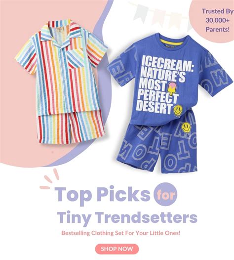 Kids Wear - Buy New & Trendy Kids Clothes Online – Spunkies
