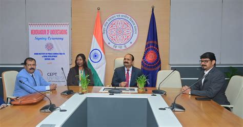 CEPT University Signs MoU with BIPARD, Government of Bihar - CEPT ...