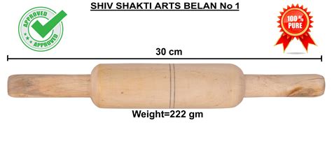 Brown Wooden Belan for Chapati/ Roti / paratha / Puri / Papad | Wooden ...