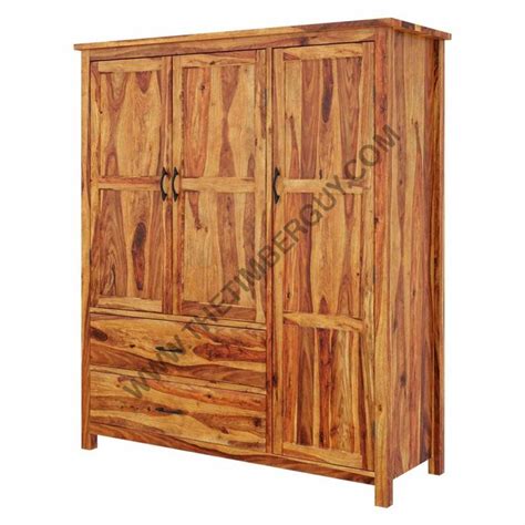 Bedroom furniture - Wooden 3 door Cupboard Wardrobe Almirah - Furniture ...
