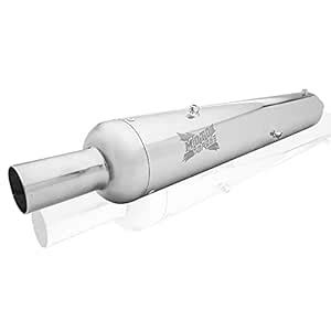 Moto Torque Replica Chrome Silencer for Royal Enfield Bullet 350 ...