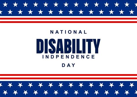 National Disability Independence Day 25788534 Vector Art at Vecteezy