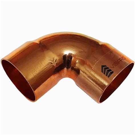 Visiaro Copper Elbow, Pipe Fittings, 90 degrees, Inner Dia 2 inch, Wall ...