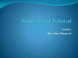 PowerPoint Tutorial 的图像结果