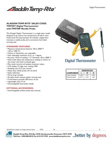 View - Aladdin Temp-Rite