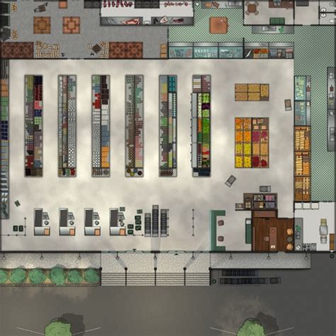 Super Market Map | Cthulhu Architect