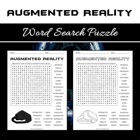 Augmented Reality Word Search Puzzle | Made By Teachers