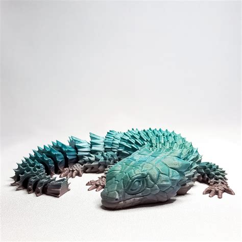 ARTICULATED ARMADILLO LIZARD LITTLE DRAGON 3D model 3D printable | CGTrader