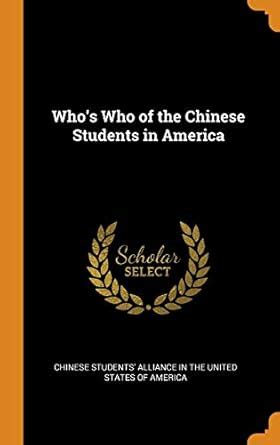 Buy Who's Who of the Chinese Students in America Book Online at Low ...