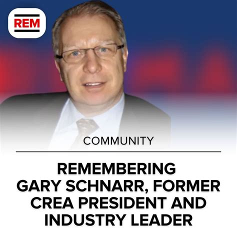 REM | Real Estate Magazine on LinkedIn: In memory of Gary Schnarr: A message from Pamela ...