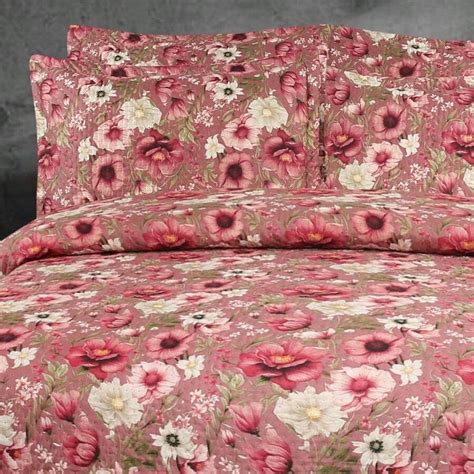 Kit Colcha Solteiro 2 Peças Cobreleito Dupla Face Floral Habitat Jardim ...