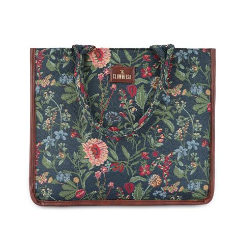 Buy THE CLOWNFISH Ambrosia Series Laptop Bag - Stylish Floral Design ...