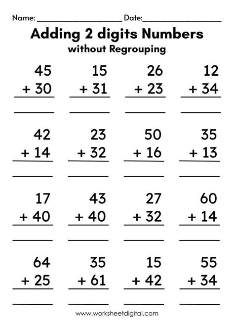 Image result for Adding 2-Digit Numbers