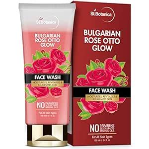 St.Botanica Bulgarian Rose Otto Glow Face Wash, 100 ml | Infused with ...