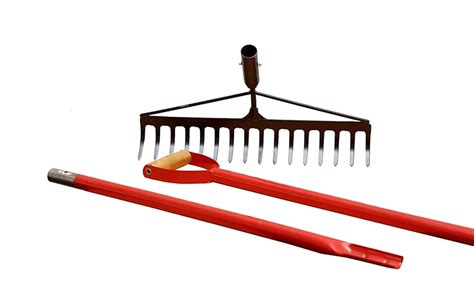 Jappy Agro Leaf Rake for Gardening - 15 in Wide Small Garden Rake for ...