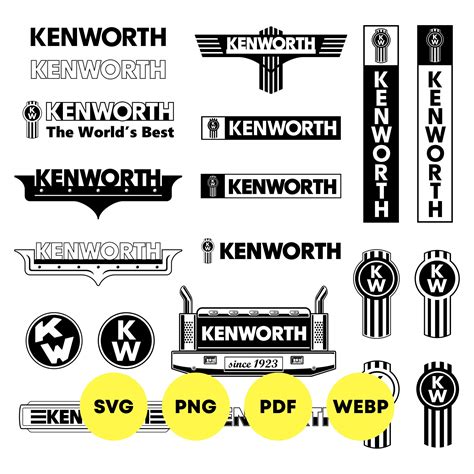 Kenworth SVG 20 Emblem Logo - Svg Png Pdf Webp. Kenworth Sign SVG ...